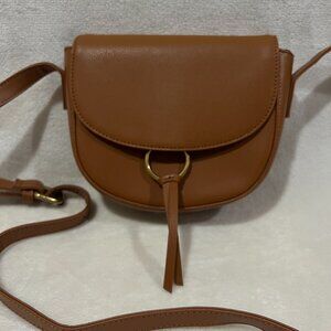 Brown cross body bag